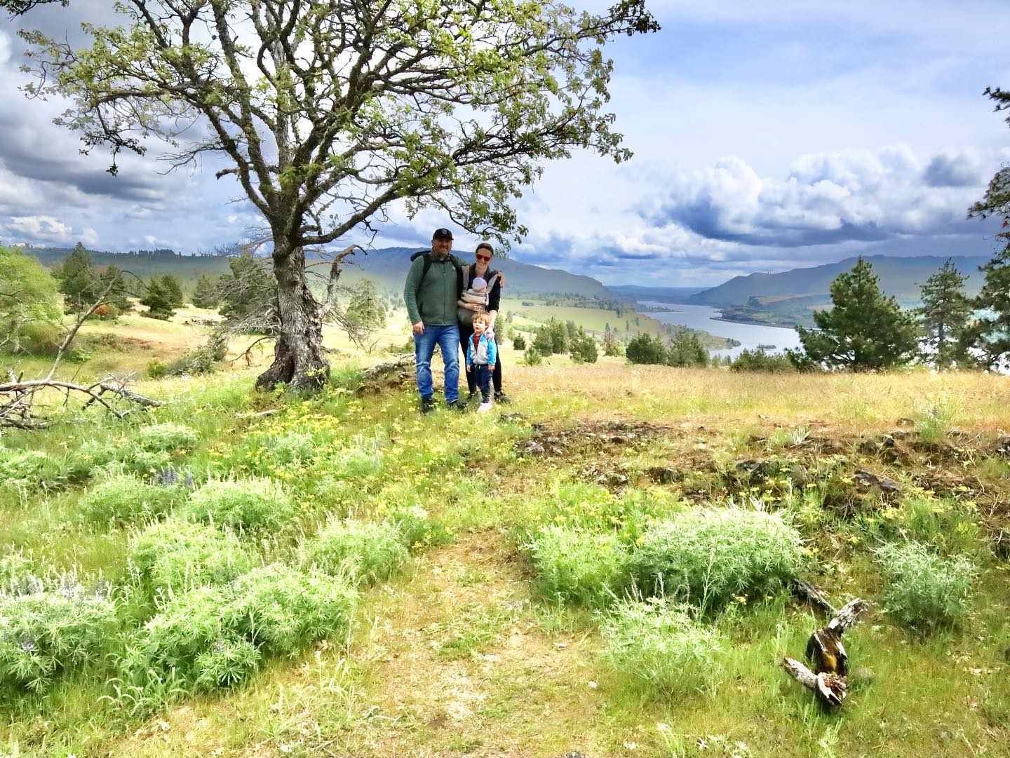 Annual Mother’s Day hike and lunch in the gorge.