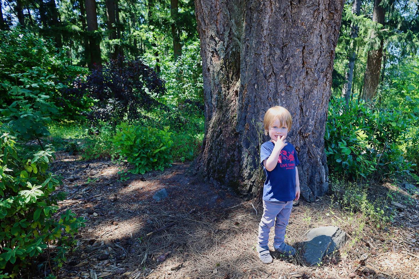 We were thankful for the more humane temps as we stomped around Recuerdo Park a little bit this afternoon.