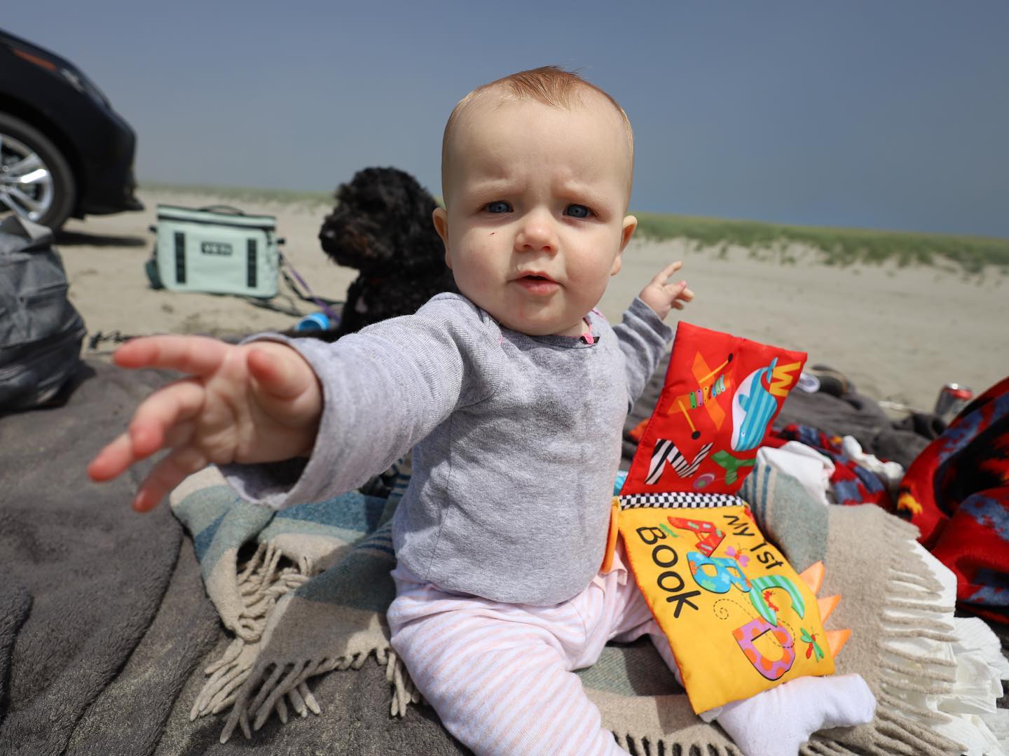 It’s really nice having the beach so close, even if it’s foggy in July.