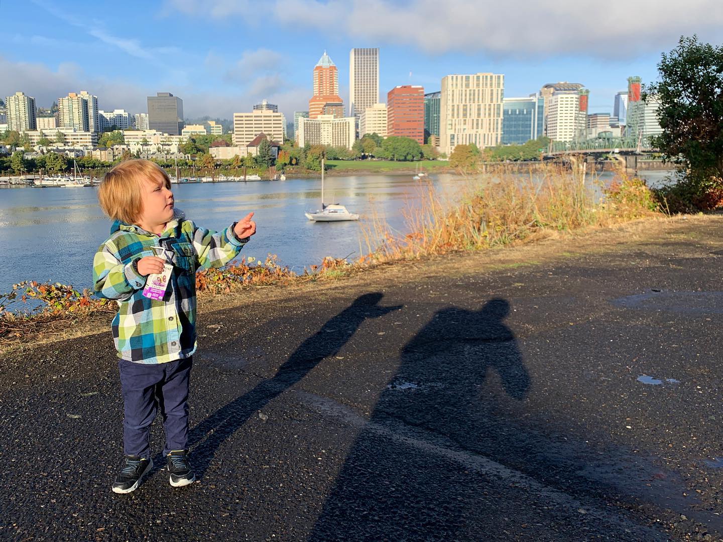 Took the morning off to go on some adventures with this guy