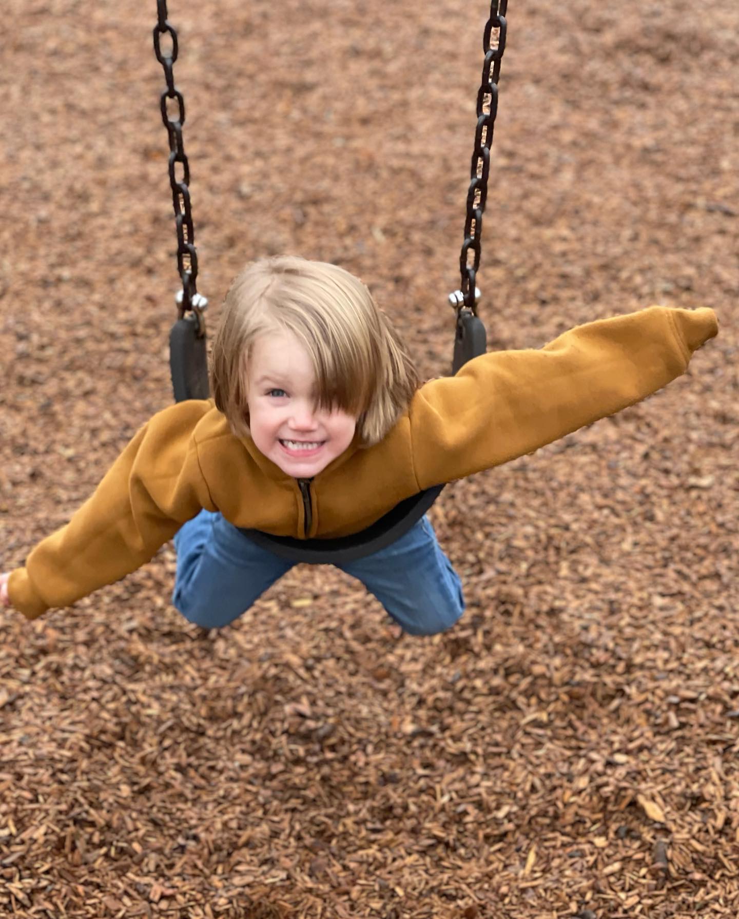 Santa: “So what do you want for Christmas?” Pax: “a gun!” *Audible gasps from the mothers in line behind us* Just another day in the life.