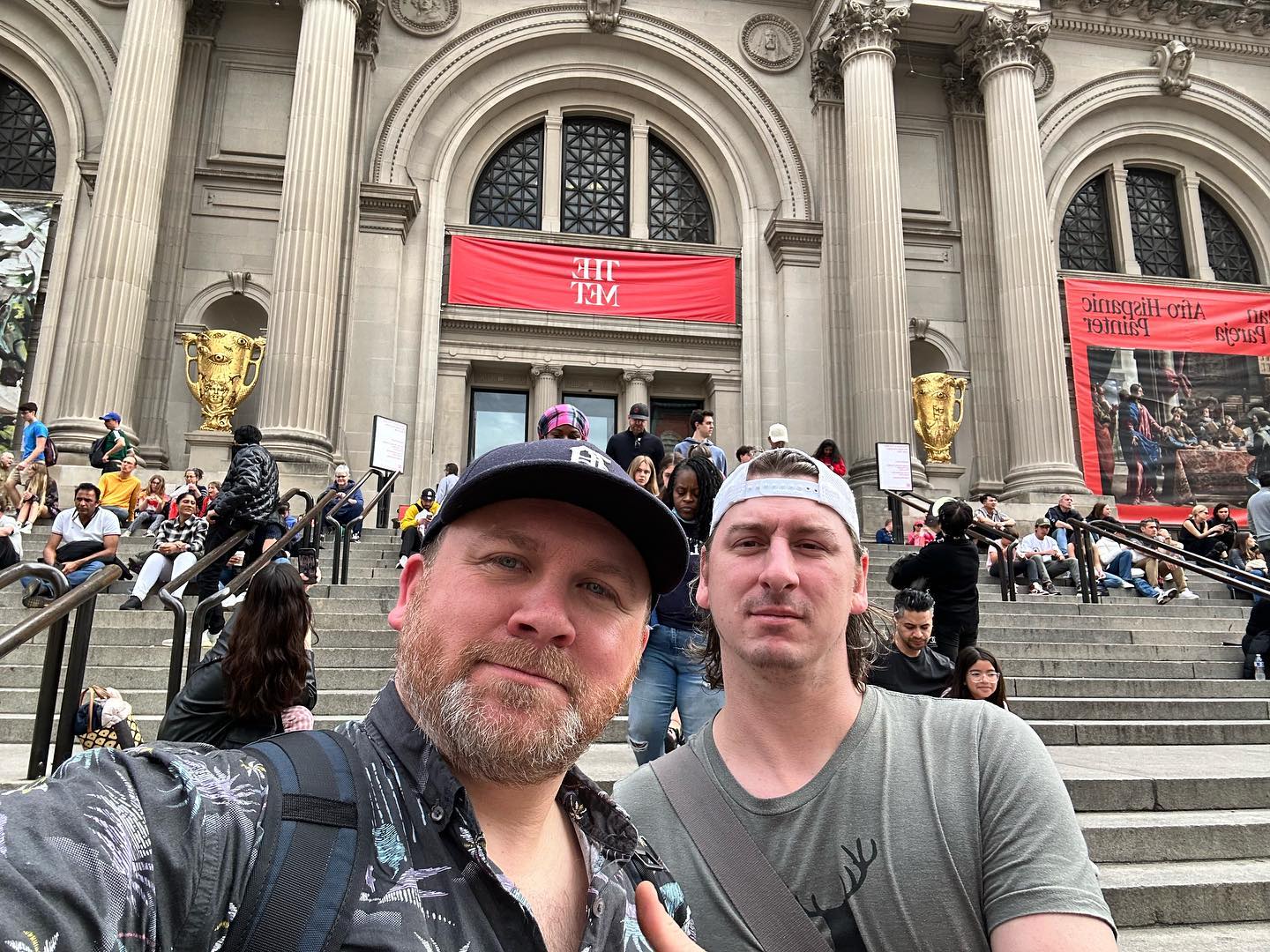 Connected with my college roommate Adam in N.Y. My first time at the Met.