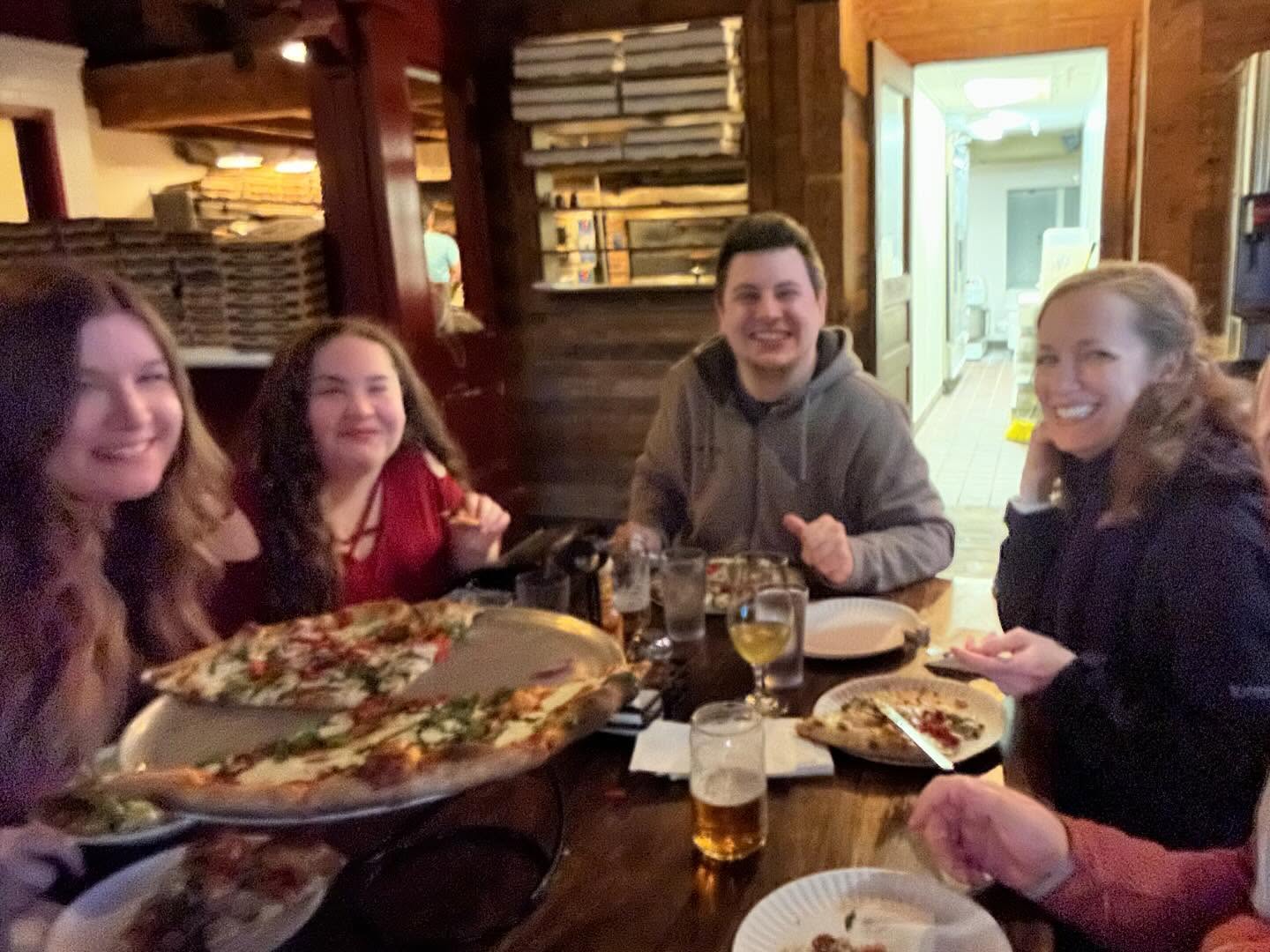 Clem Snide/Great Lake Swimmers at Wonder Ballroom, Tim & Sarah’s baby shower, pizza & beer with Sharayah’s cousins at Old Town Brewing, and an early bday celeb…