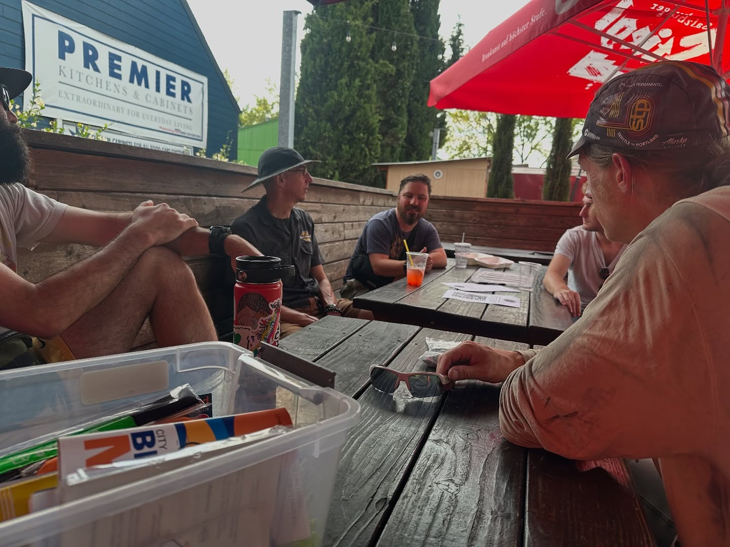 Making new friends with @ride_westside. It was a sweaty ride home :)