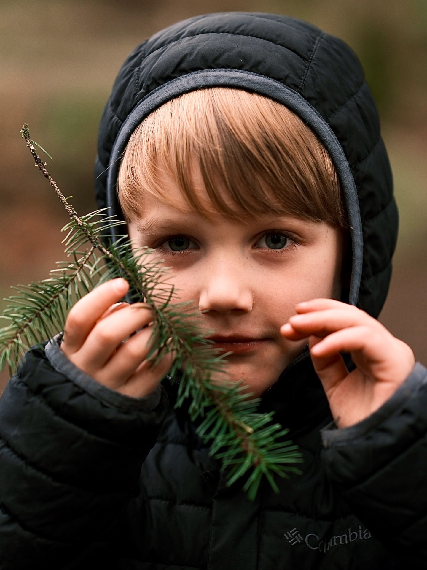 Our tree is fake so just smelling nature