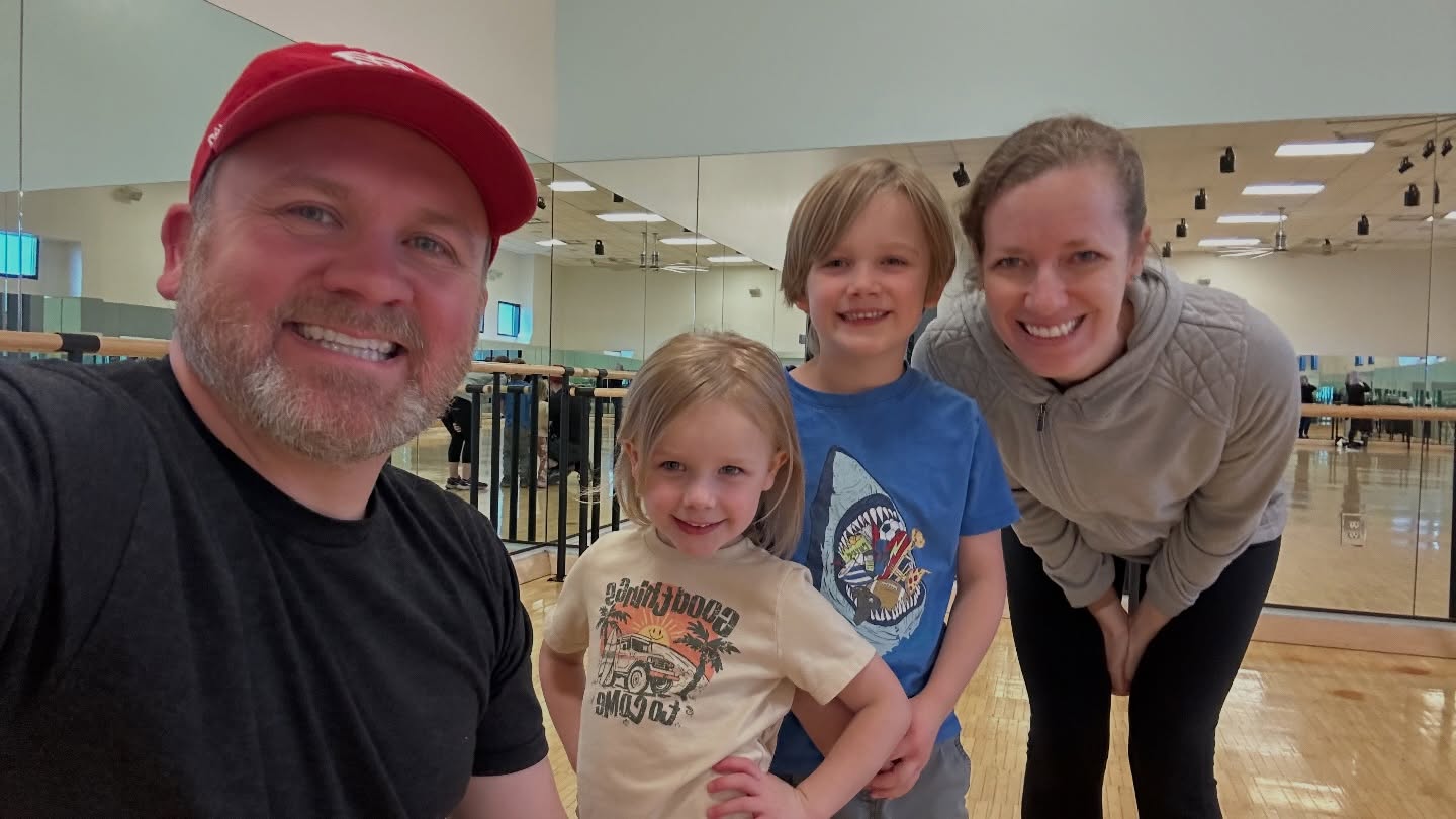 Just took our first family Zumba class. Made a fool of myself, but had so much fun!